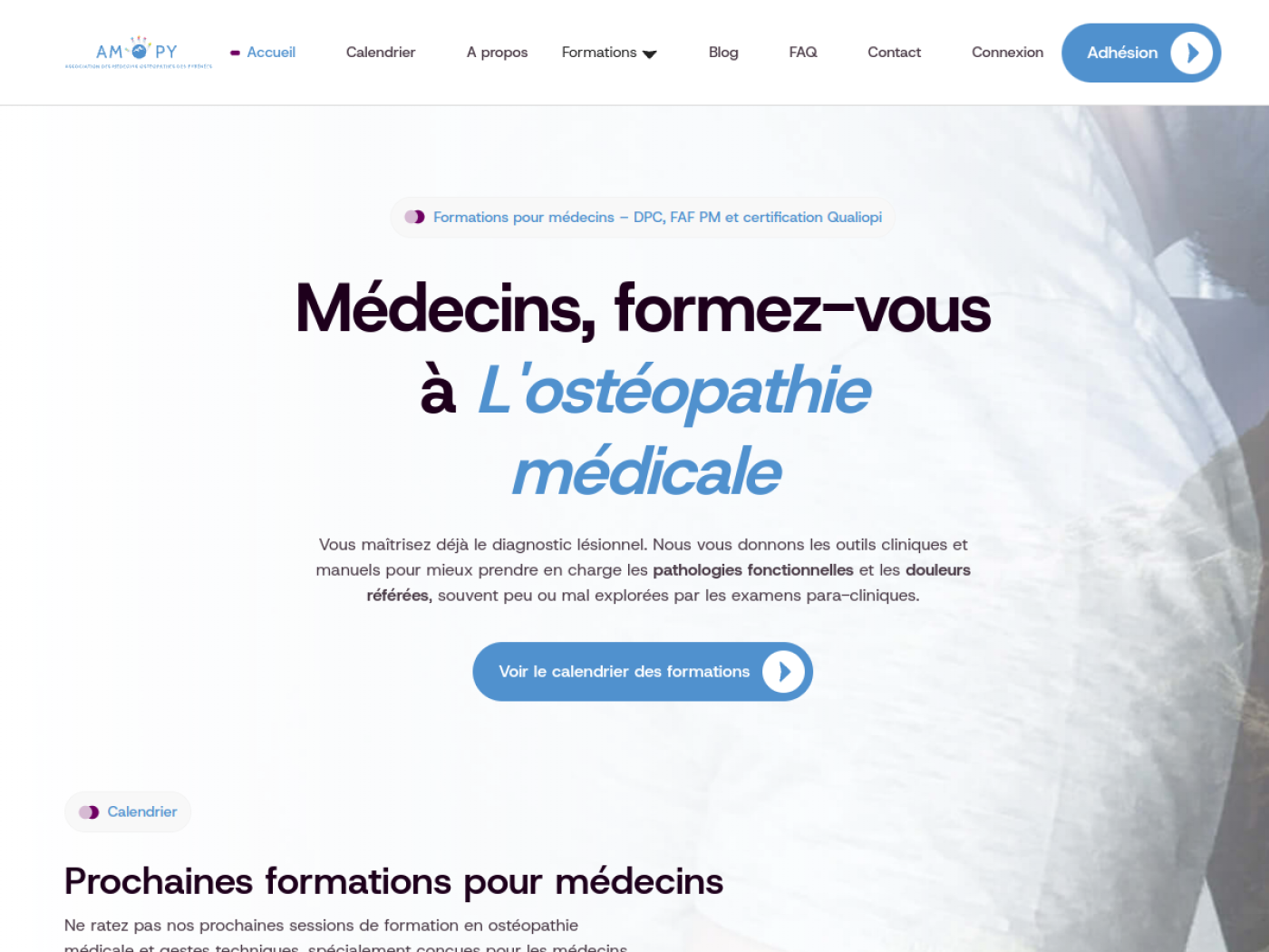 Aperçu du site amopy.fr conçu par David Cam